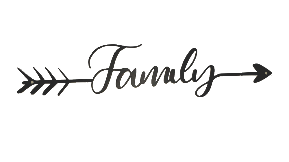 Steel family Sign