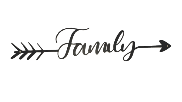 Steel family Sign