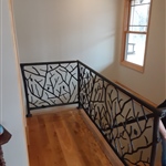 Tree styled balcony railing