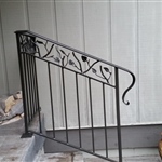 Natural exterior railing