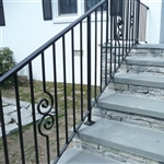 Iron traditional railings