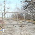 Steel service gate