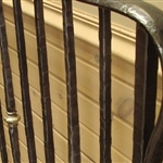 Unique metal railing