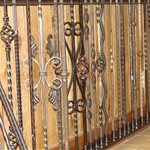 Stair and railing vertical balusters