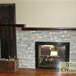 Custom metal work for fireplace