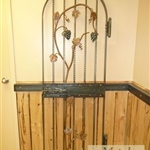 Custom metal garden gate