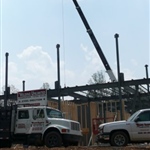 Commercial steel erection