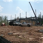 Structural Steel Construction Site