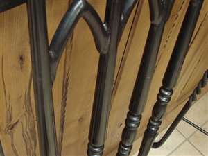 Gothic railing Vertical balusters 